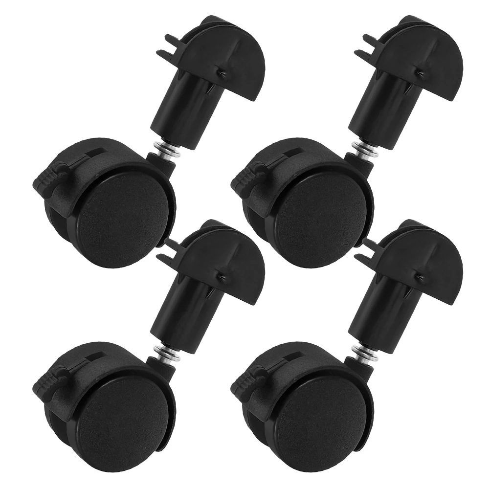 

4pcs Baby Stroller Wheels Durable Safe Replacement Caster Iron Plastic Bearings Quiet Design Compatibility