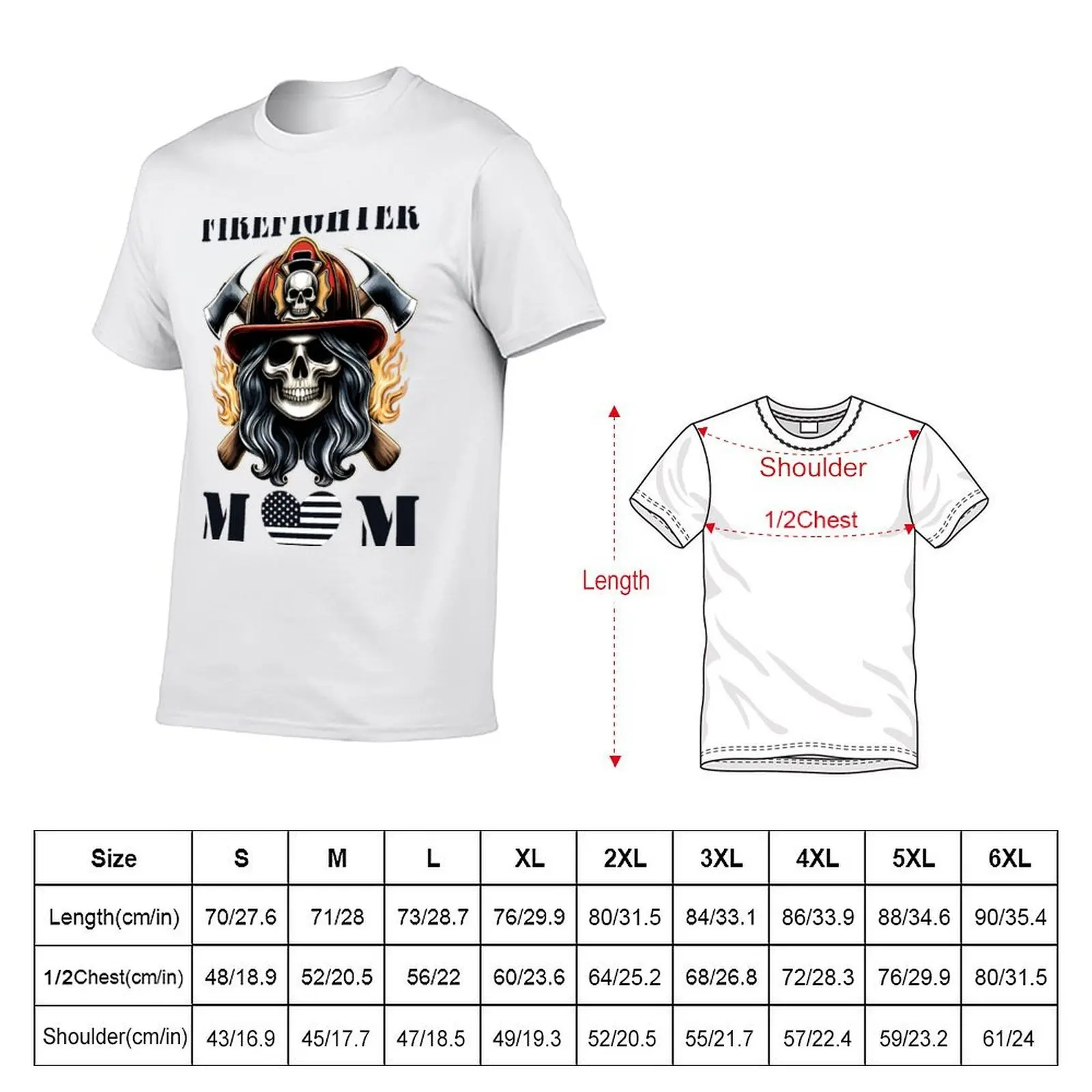 Firefighter Mom My Hero Wears Bunker Gear T-Shirt oversized t shirt for a boy mens graphic t-shirts pack