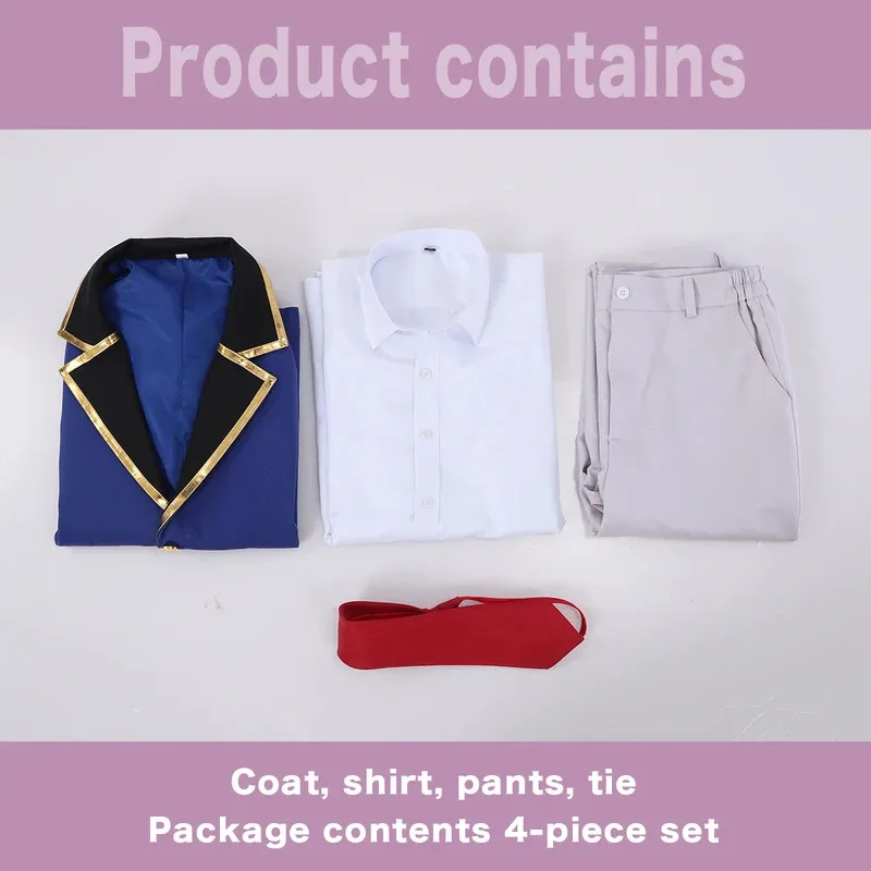 هولون أوشي نو كو أنيمي أكوا هوشينو تأثيري حلي شعر مستعار أكوا زي مدرسي البدلة اليومية يرتدي قميص روز صافي الألياف الاصطناعية