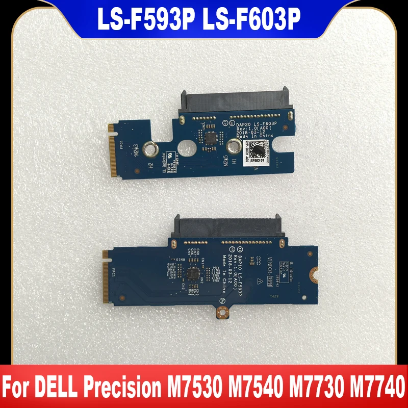 

LS-F593P LS-F603P новый оригинальный разъем для жесткого диска ноутбука DELL Precision M7530 M7540 M7730 M7740, высокое качество