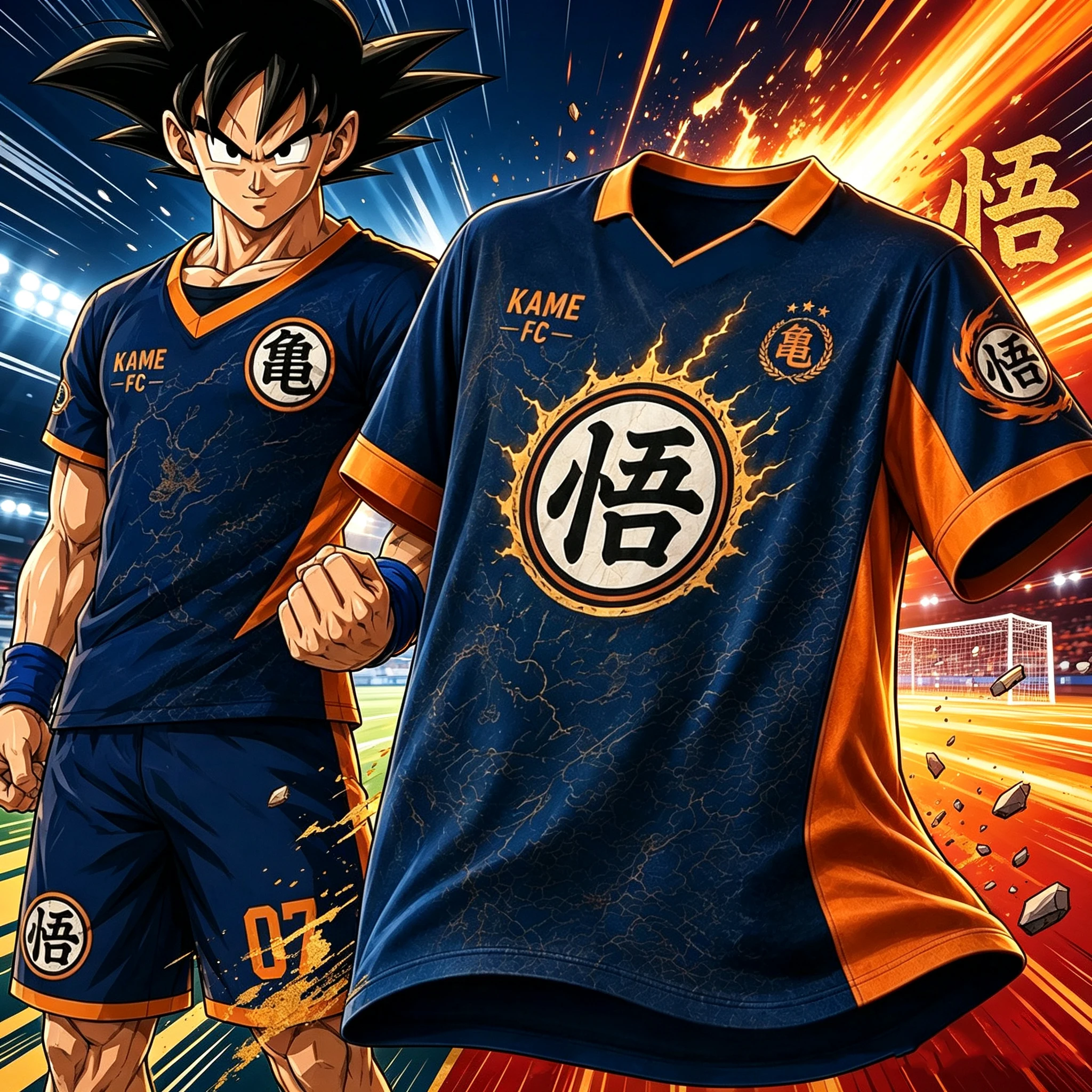 2026 Neue Sonderedition Dragon Ball Wukong Kurzarm-Sportshirt, 3D-Druck Atmungsaktives Sport-Street-Freizeit-T-Shirt für die Familie – Detail 3