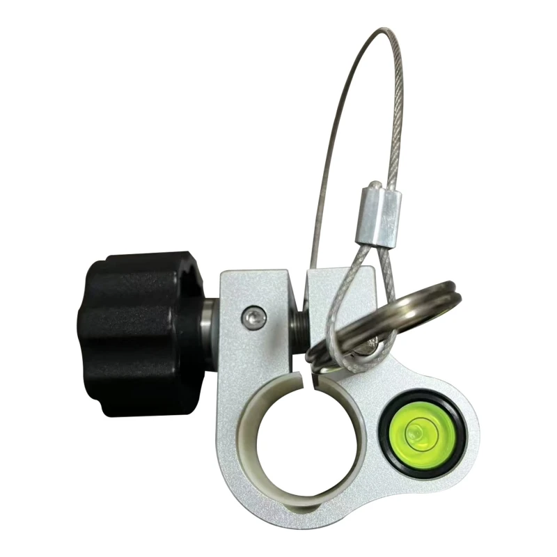 Level Bubble Vial Metal Seat Lock Mechanism Features Built-In With Locking Pin Twist 25mm Carbon Fiber Telescoping Pole Rod