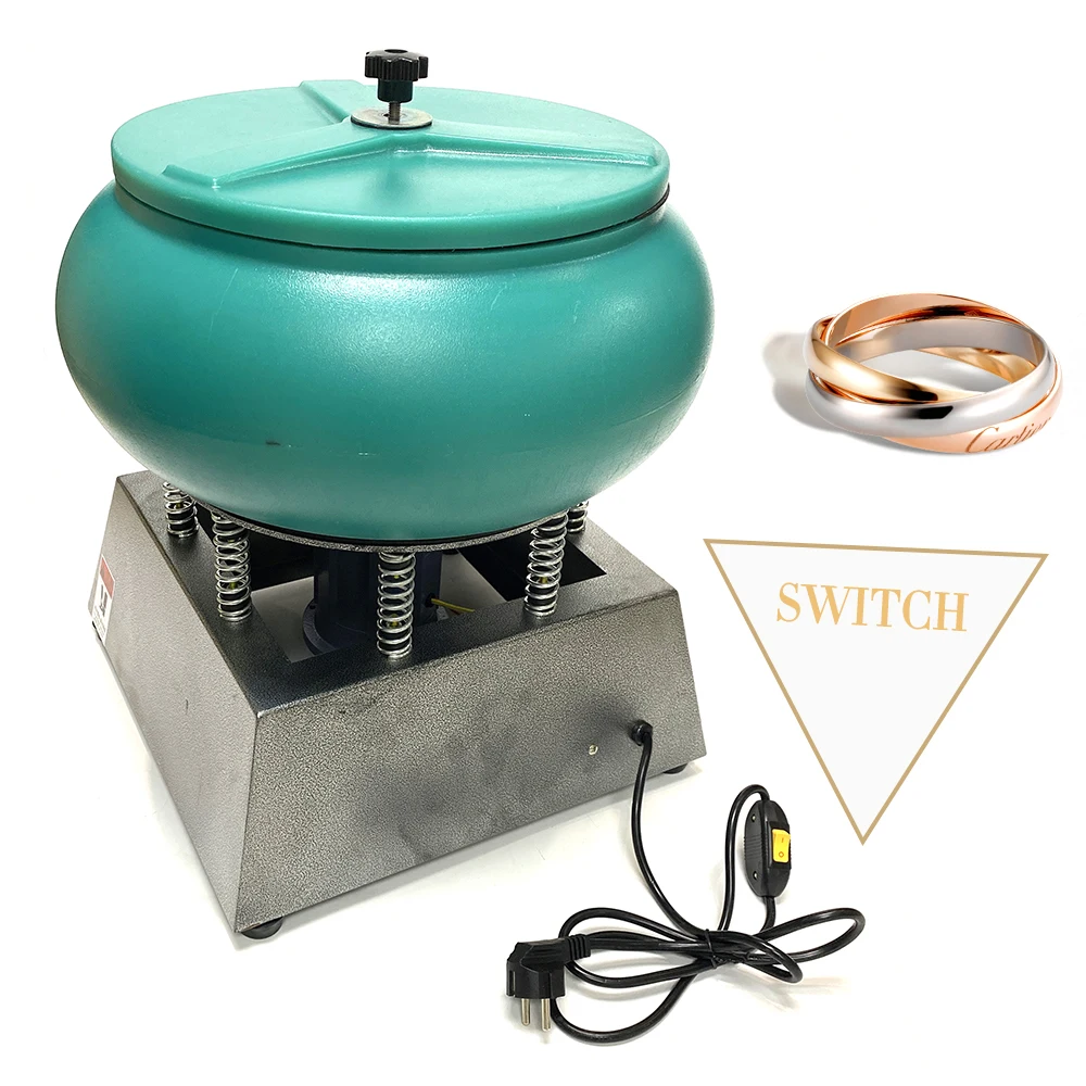 17-Inch Round Vibrating Roller Gem Metal Polisher Jewelry Grinding - Jewelry Tools and Equipment view 3