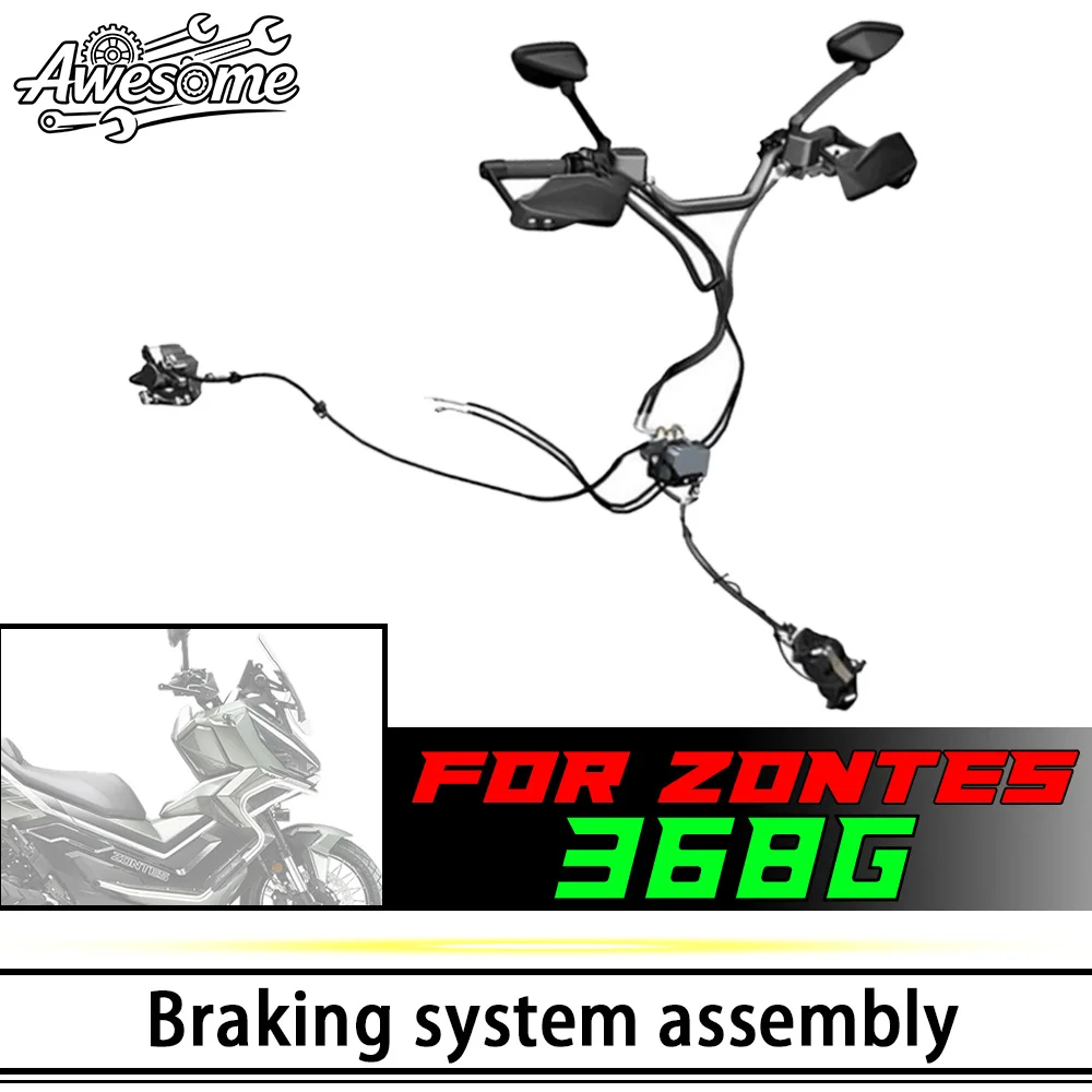 Braking system assembly for ZONTES 368G high and low seat version for g 368 368g g368 368 g