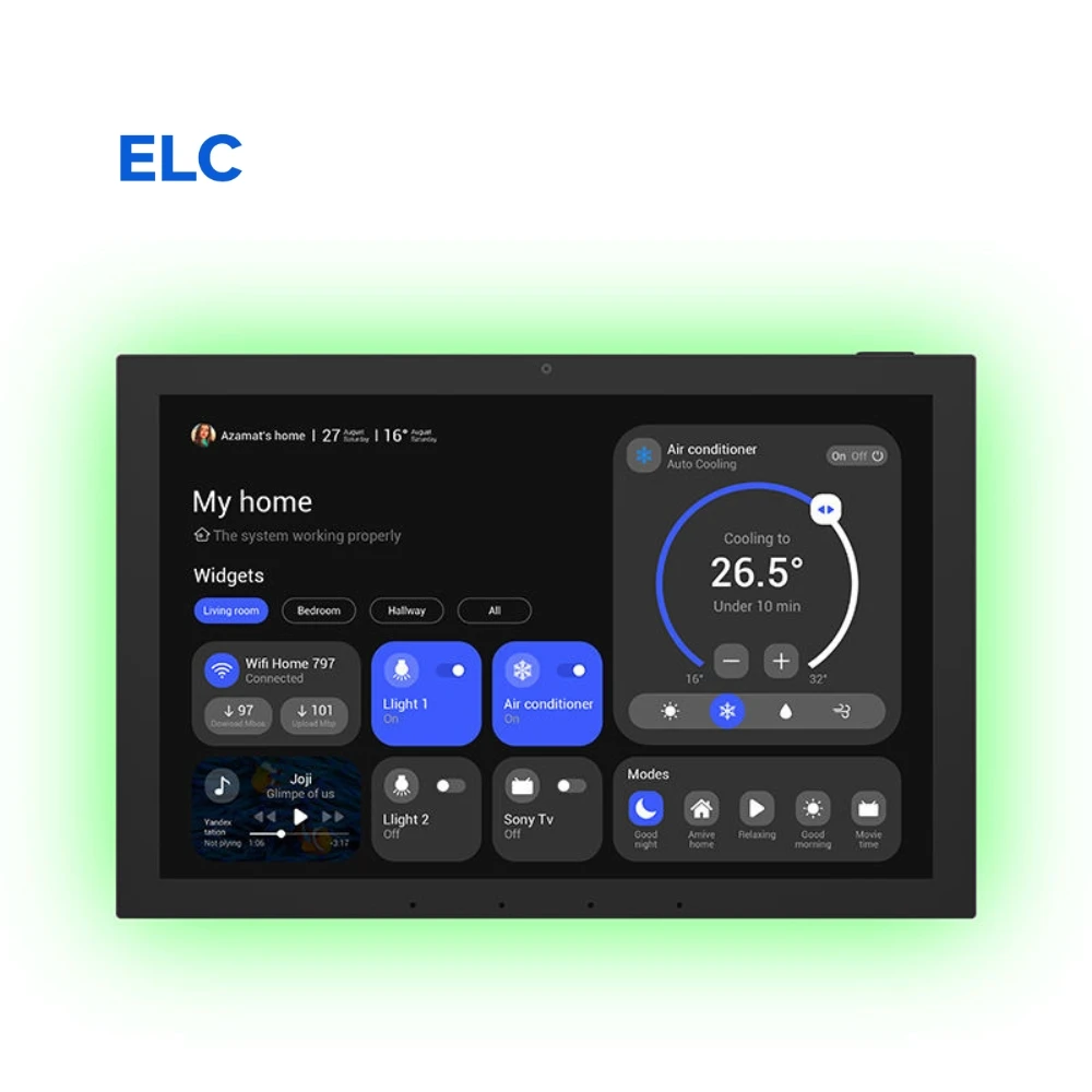 Gold Seller 2025 NEW Arrivals RK3566 Multi Interfaces 10 Inch Wall Mounting Smart Home Hub Remote Voice Control Wifi Tablet