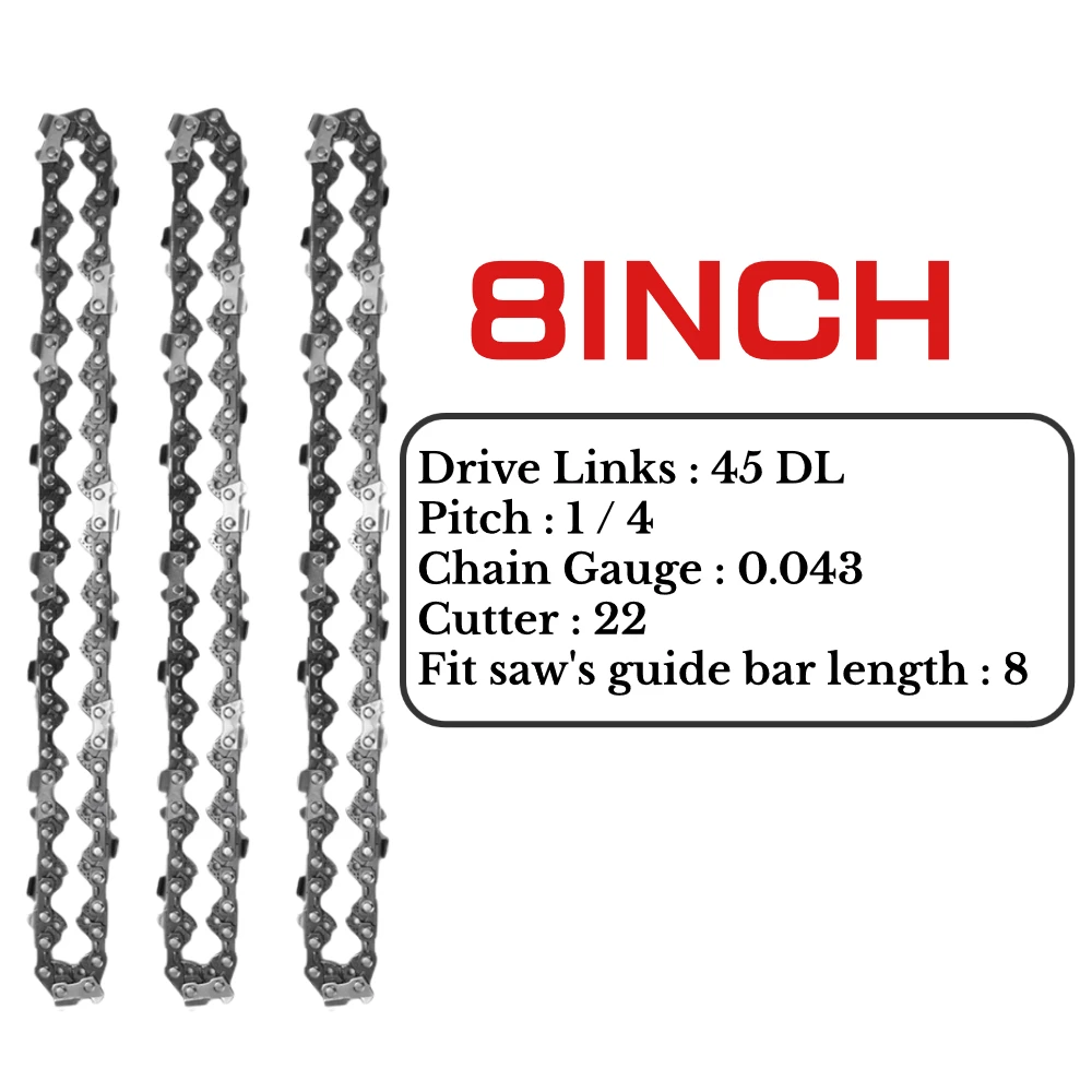 8Inch Mini Chainsaw Chain Guide 1/4\