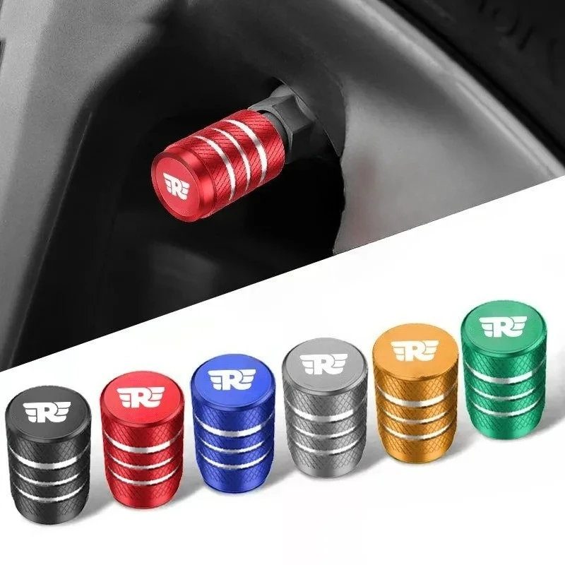 

2025 Hot 4Pcs/Set Car Wheel Tire Valve Caps Metal Stem Cover For Royal Enfield Bullet/Meteor/Classic 350 500 400 Interceptor 650