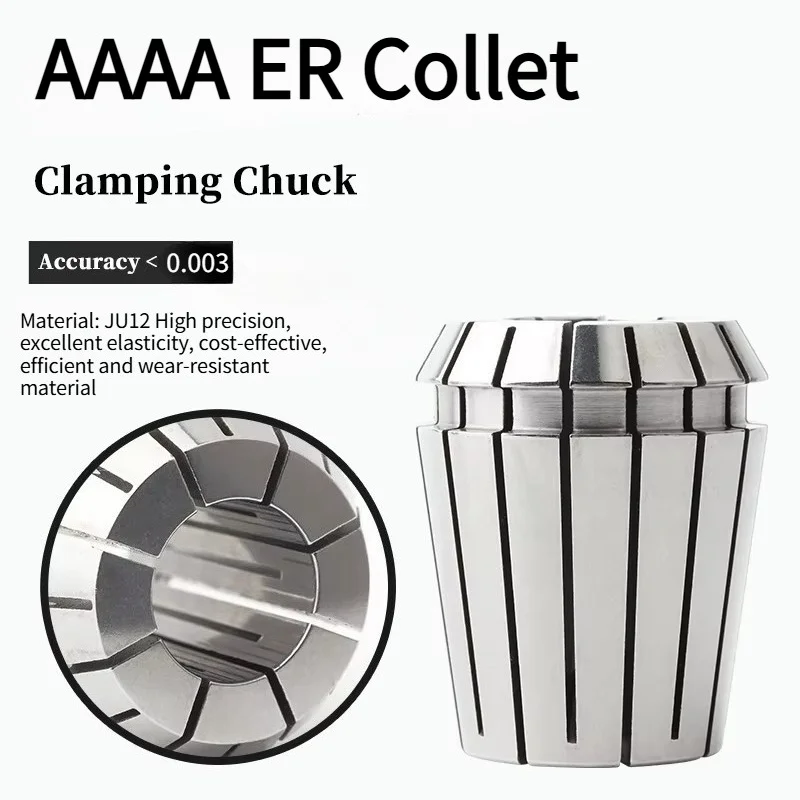 1PC ER11 ER16 ER20 Hoge Precisie 0.003mm 0.005mm 0.008mm Lente Collet Geschikt Graveermachine Spindel CNC Bewerkingscentrum