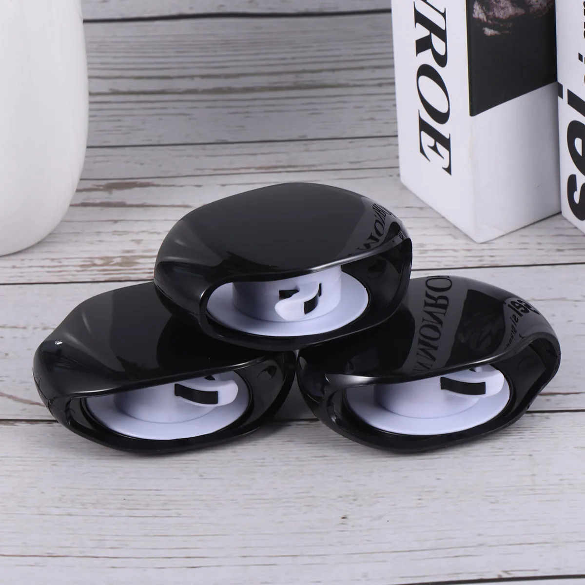 

3 Pcs Data Cable Reel Earphone Organizer Wire Keeper Headset Storage Box Earbuds Cord Winder Bobbin