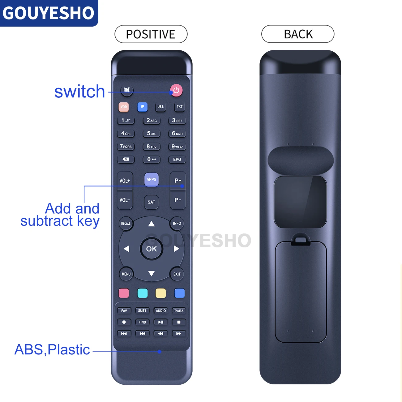 جهاز تحكم عن بعد لفوغ وان ، ماكس ، برو تايجر I400 ، I500 ، I700 ، جوجو IPTV ، جديد