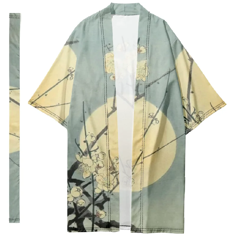 

Japanese Long Kimono Men Fashion Cardigan Women Samurai Costume Kimono Cosplay Stylish Kimonos Casual Yukata Retro Jacket