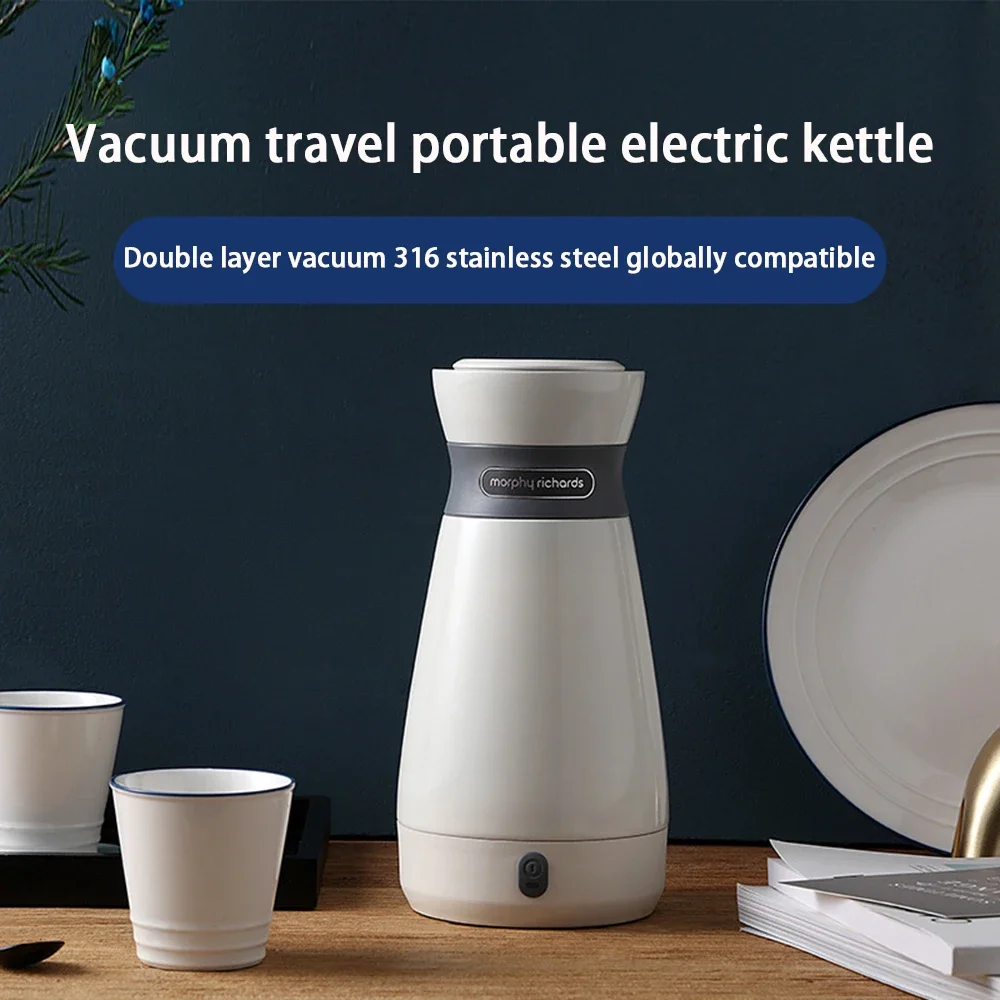 Vacuum Insulated Travel Kettle500ML Portable CarStainless Steel Inner Pot Kettle SuitableFor SoakingMilk PowderInsulated Kettle