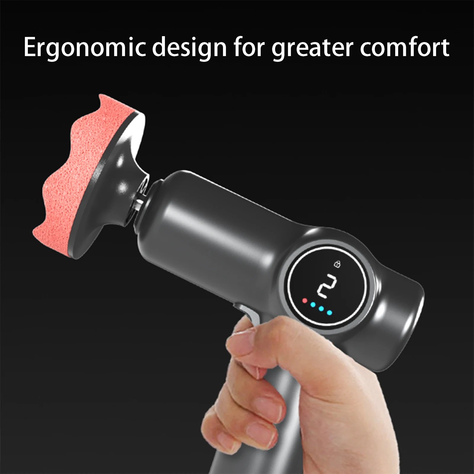 

Cordless Eccentric Car Polisher with LCD Screen Car Buffer Polisher Kit 2 Gears of Speeds Adjustable Electric Auto Polishing