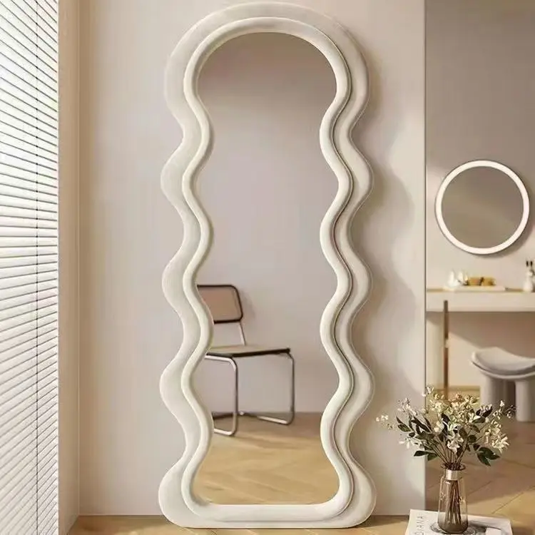 Irregular Wall Mirror Living Room Nordic Bathroom Bedroom Mirror Shower Standing Espelho Grande Para Quarto Nordic Home Decor