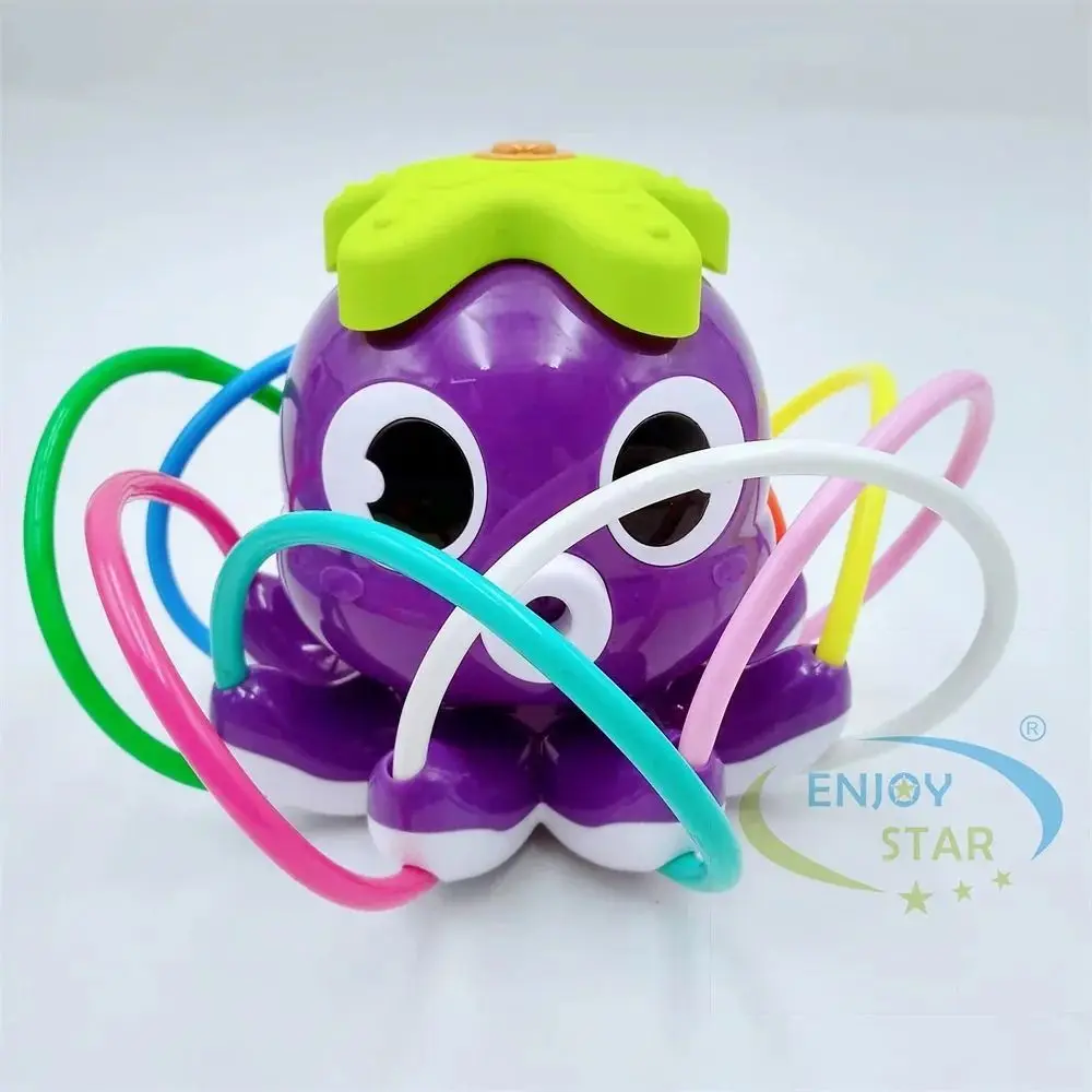 Colorful Water Spray Sprinkler Roating Spray Nozzles Durable Octopus Water Sprinkler Toys Easy To Use Portable