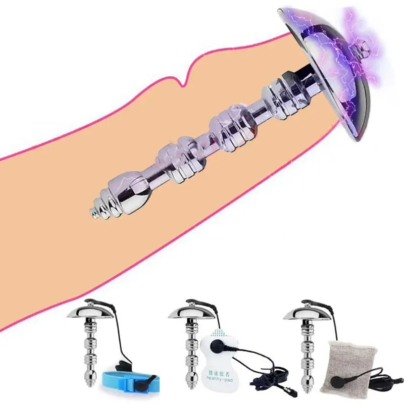 

Electric Shock Eye Stick Inserted Into Penis Sound Stimulator Urethral Dilator Male Masturbation Device Medical Sex Toy Adult