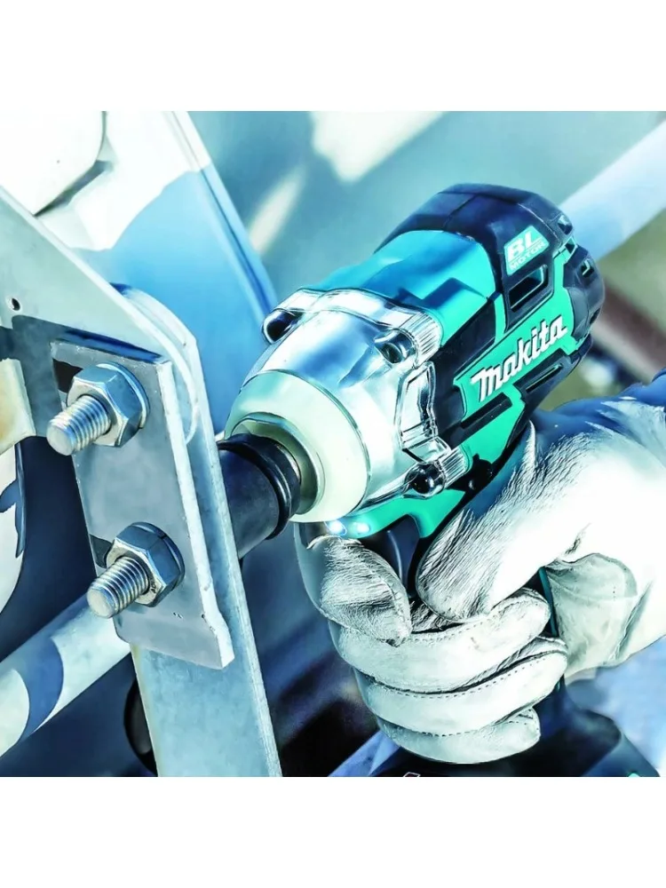 Makita DTW285 18V LXT ® Lithium-Ion sans balais sans fil 4 vitesses 1/2" carré. Clé à chocs d'entraînement avec batterie Trust AnvilMakita 18V