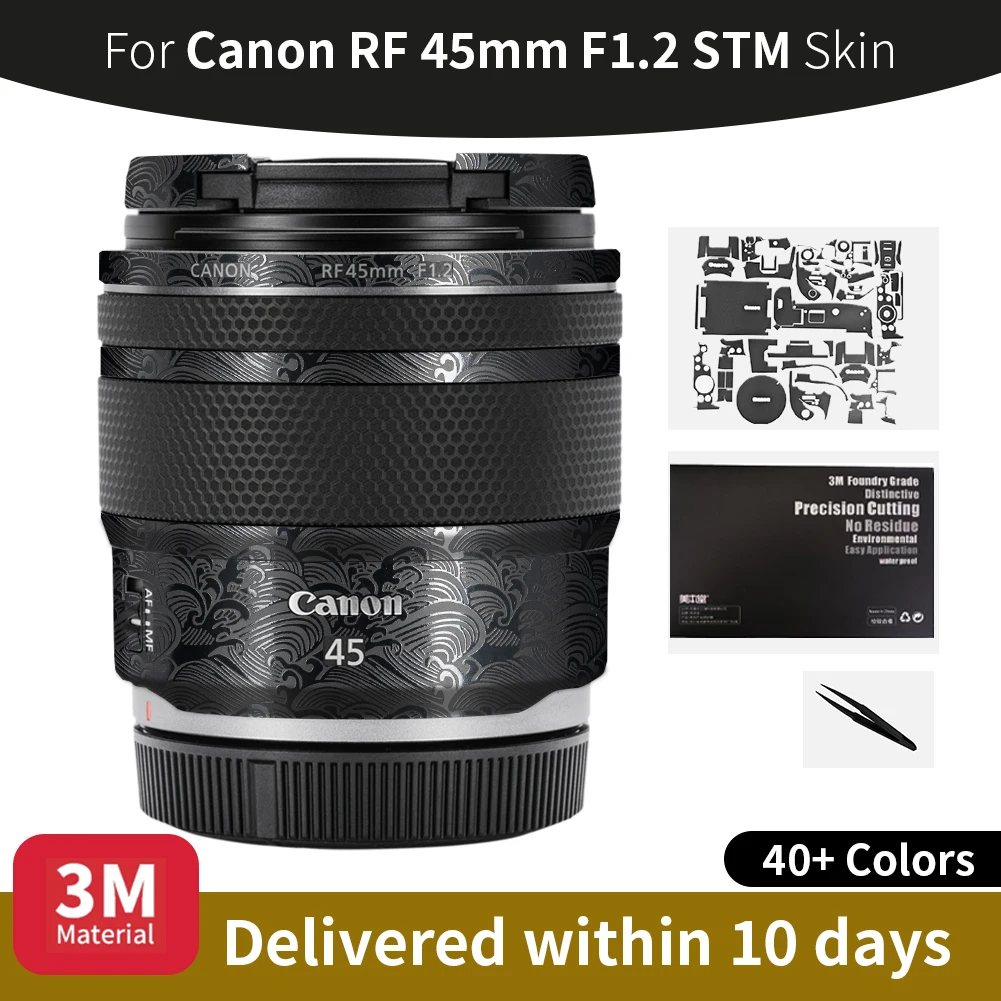 For Canon rf 45mm f1.2 Skin,Canon RF 45mm F1.2 STM Lens Sticker,Scratch-resistant protective film, full coverage protection