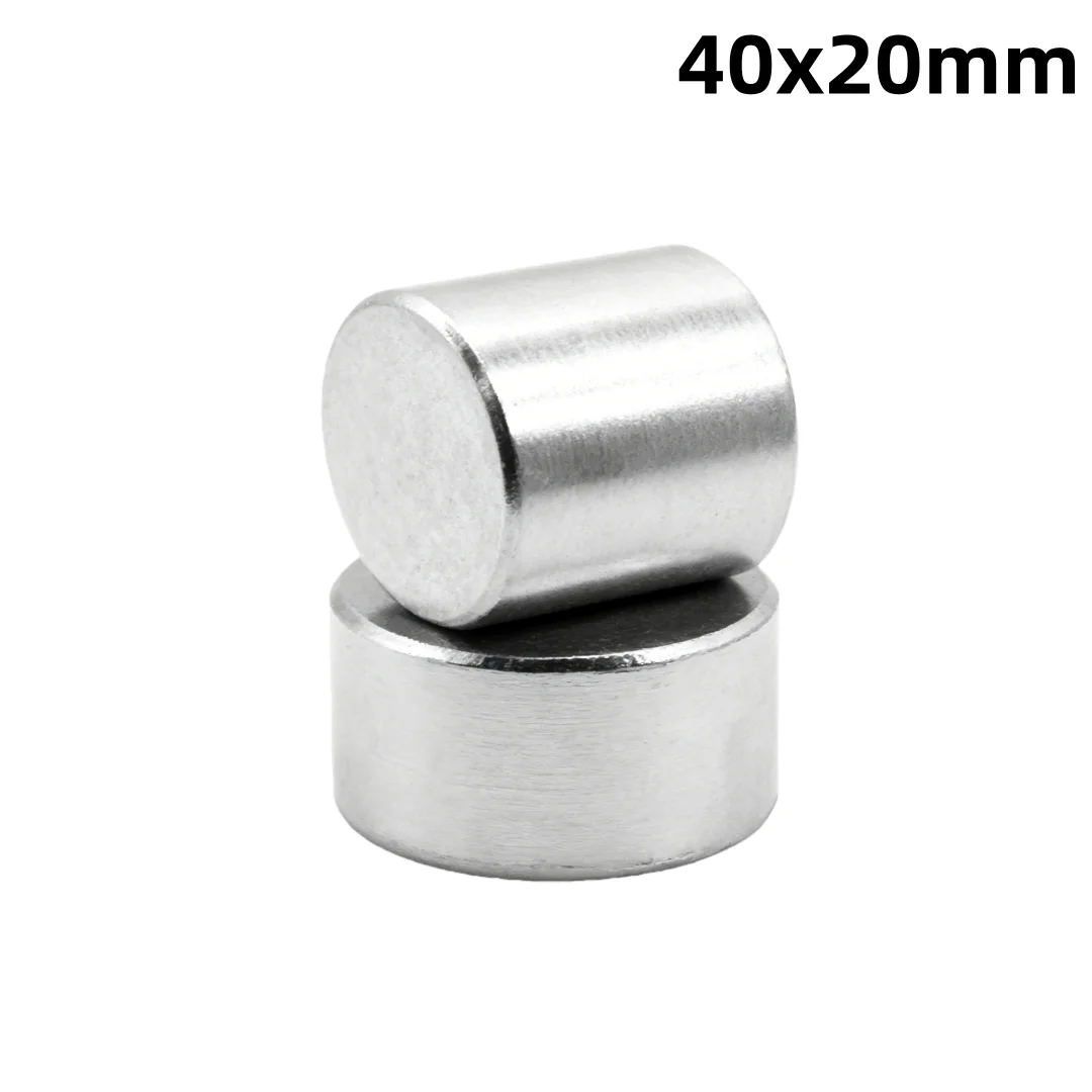 Big Strong Magnet 40x20mm Round Strong Powerful Magnetic Magnets For Fridge, DIY, Building, Scientific, Craft, 40*20 40x20