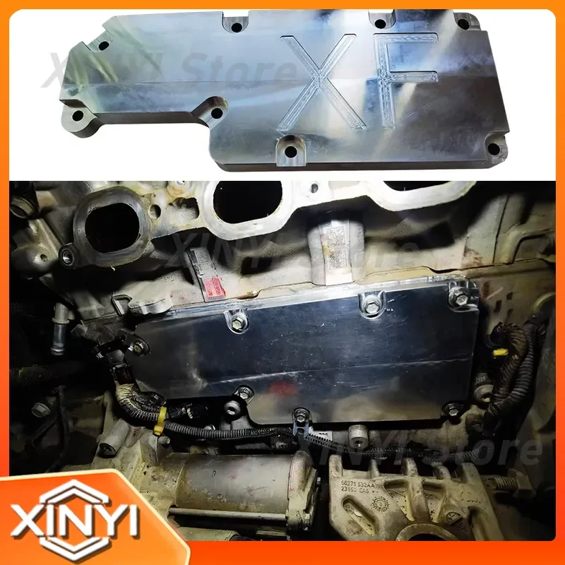 Lantsun JL1359 2.0T Oil Water Separator Aviation Aluminum Alloy 6061 Cover Plate for Jeep for Wrangler JL 2018 and Newer