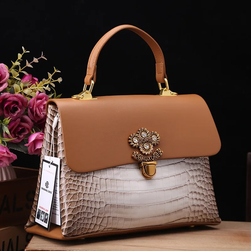 

Luxury Designer Brand New Cowhide Handbag Women's Fashion Trend Crossbody Shoulder Bag Hot Sale Bolsos De Mujer Free Shipping