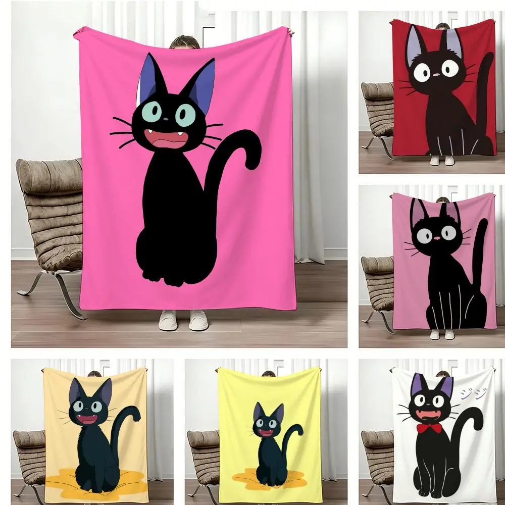 Manta de Franela Ligera de 240g con Dibujos Animados de Animales J-JijiS, Suave y Agradable al Tacto para el Verano