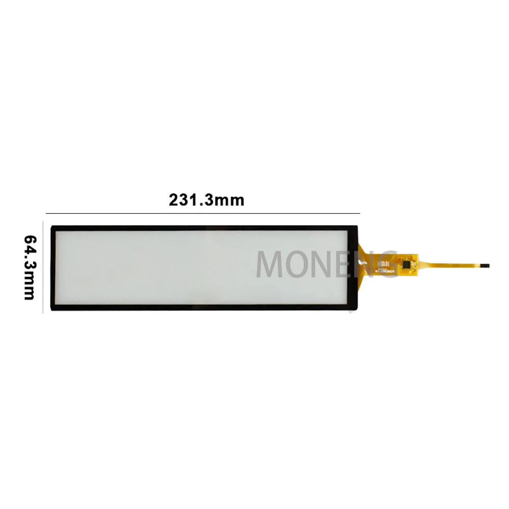 Imagem -03 - Toque na Exposição do Lcd para a Exposição Automotivo 88 Tela da Barra Hsd088ipw1-a00 Hsd088ipw1 Ips 1920x480 100 Testado Original