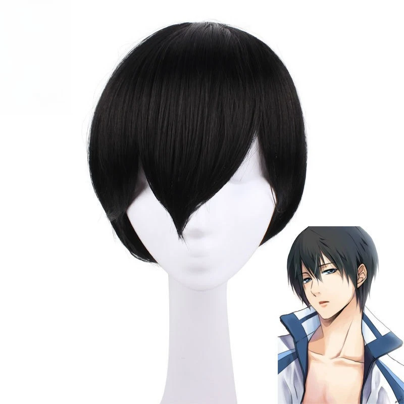 

Liangyan Wig Free Yui Hirasue Cos Wig Cosplay Wig Black