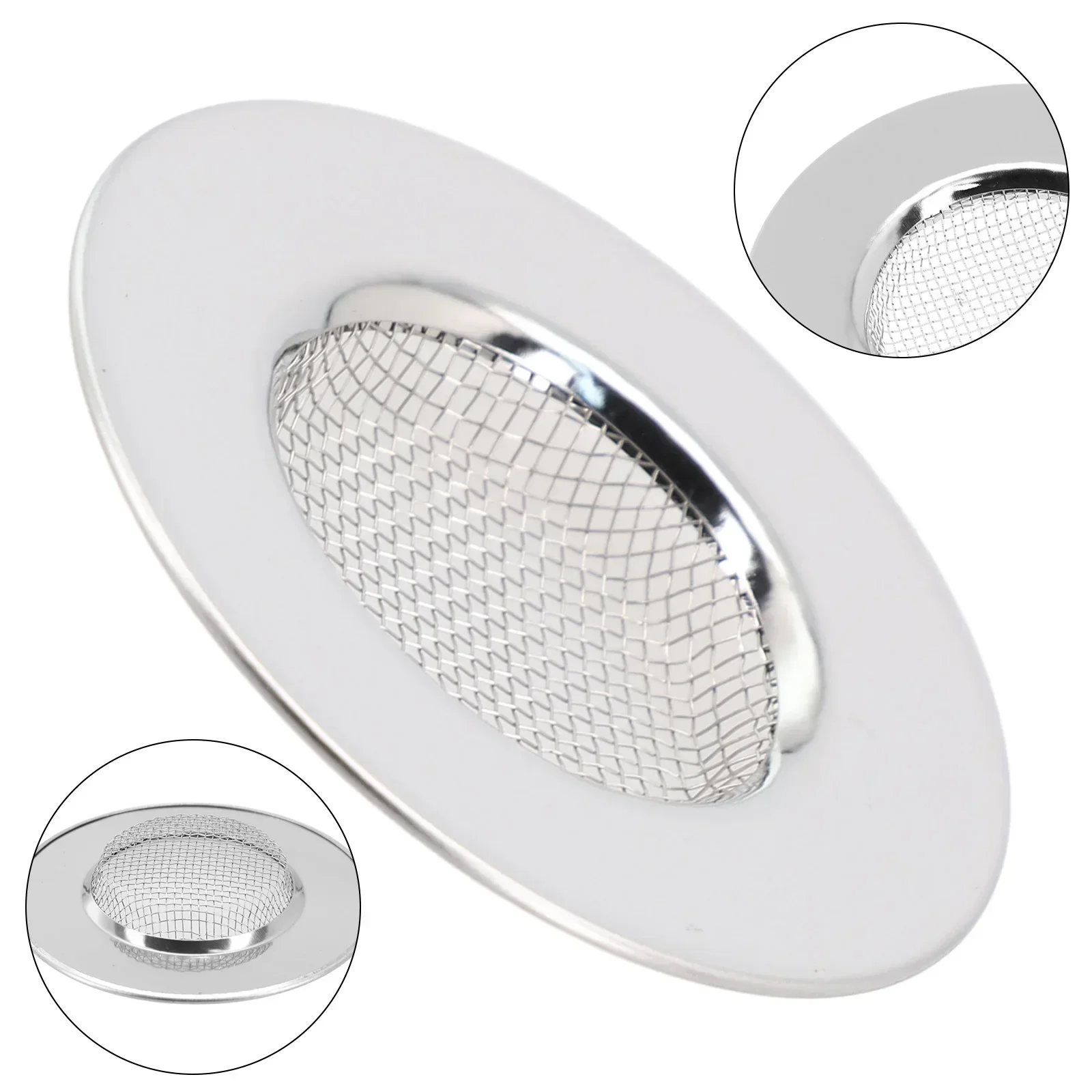 Accessories Set Hair Drain Catcher Bathtub Hair Catcher Stopper Drain Stopper Metal Shower Drain Easy To Clean