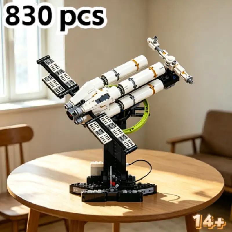 New Arrival Icons Project Hail Space Shuttle Building Blocks Model Assembly Bricks Collection Toy For  Adult Birthday party Gift
