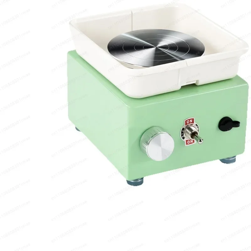 Children's Mini Pottery Machine – Small Desktop Electric Clay Modeling Tool for DIY Handmade Crafts