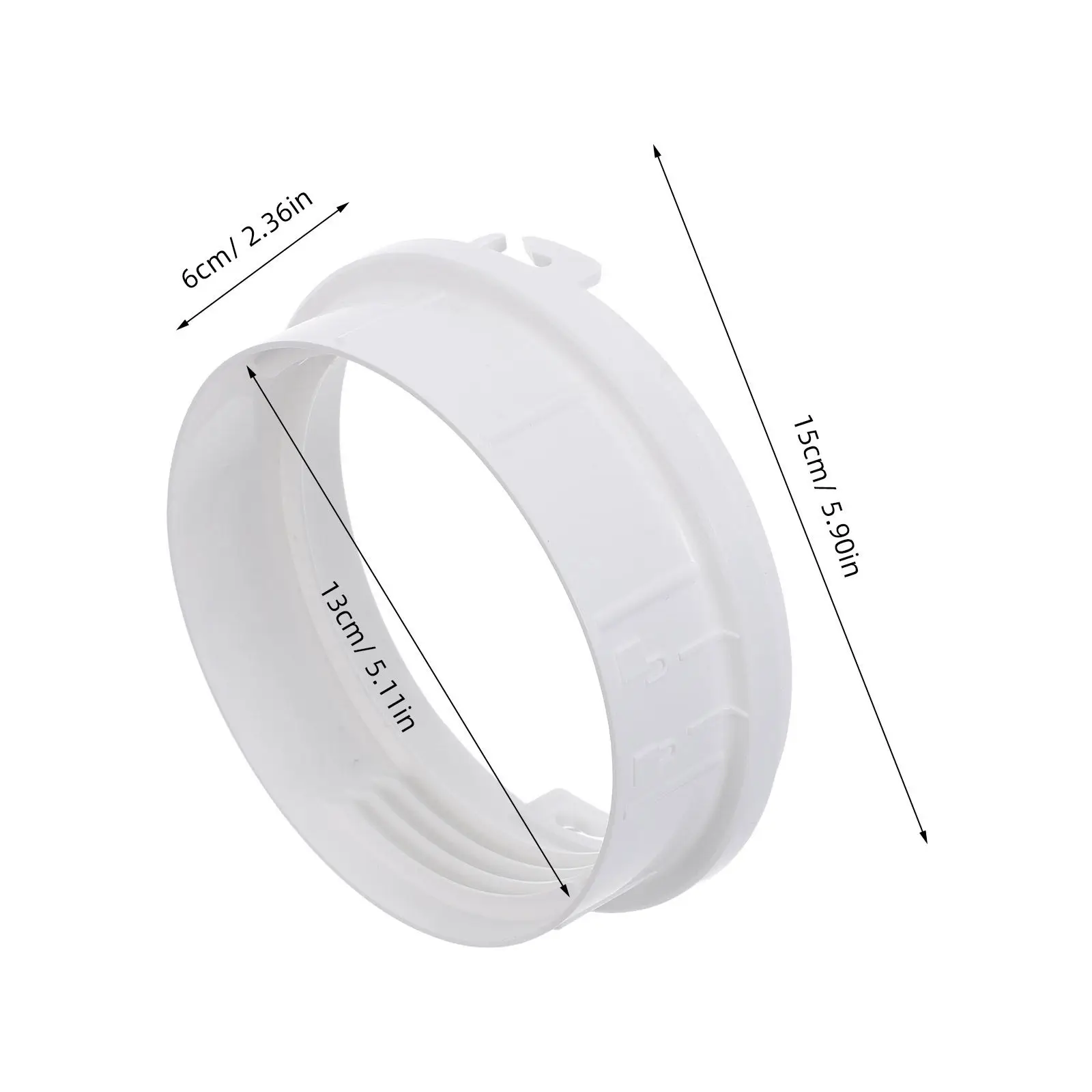 Mobile Air Conditioner Exhaust Hose Connector Portable Vent Hose Adapter Exhaust Duct Pipe for Efficient Air Circulation Energy - view 4