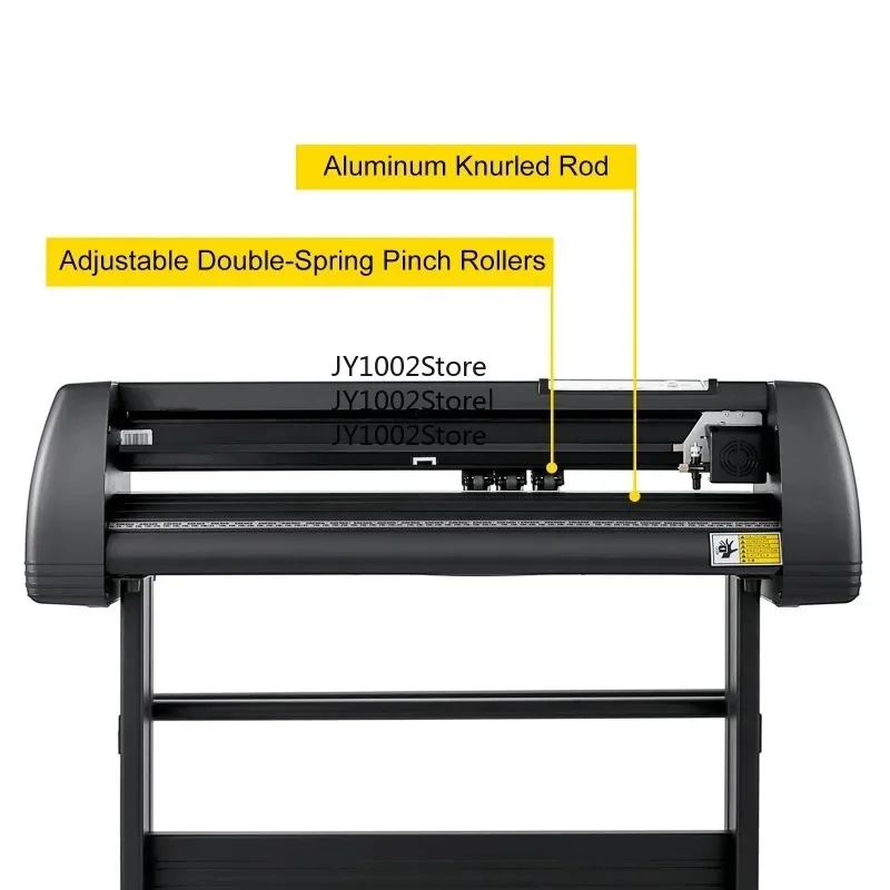 28 Inch 720MM Max Paper Feed Cutting Plotter Vinyl Cutter with Computer Windows Software 3 Blades LCD Screen for DIY Craft