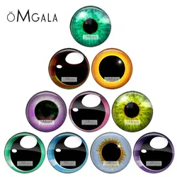 8MM10MM12MM14MM16MM18MM20MM Round Dragon Cat Eyes Cabochon for make bracelet necklace for women earring pins brooch craft supply