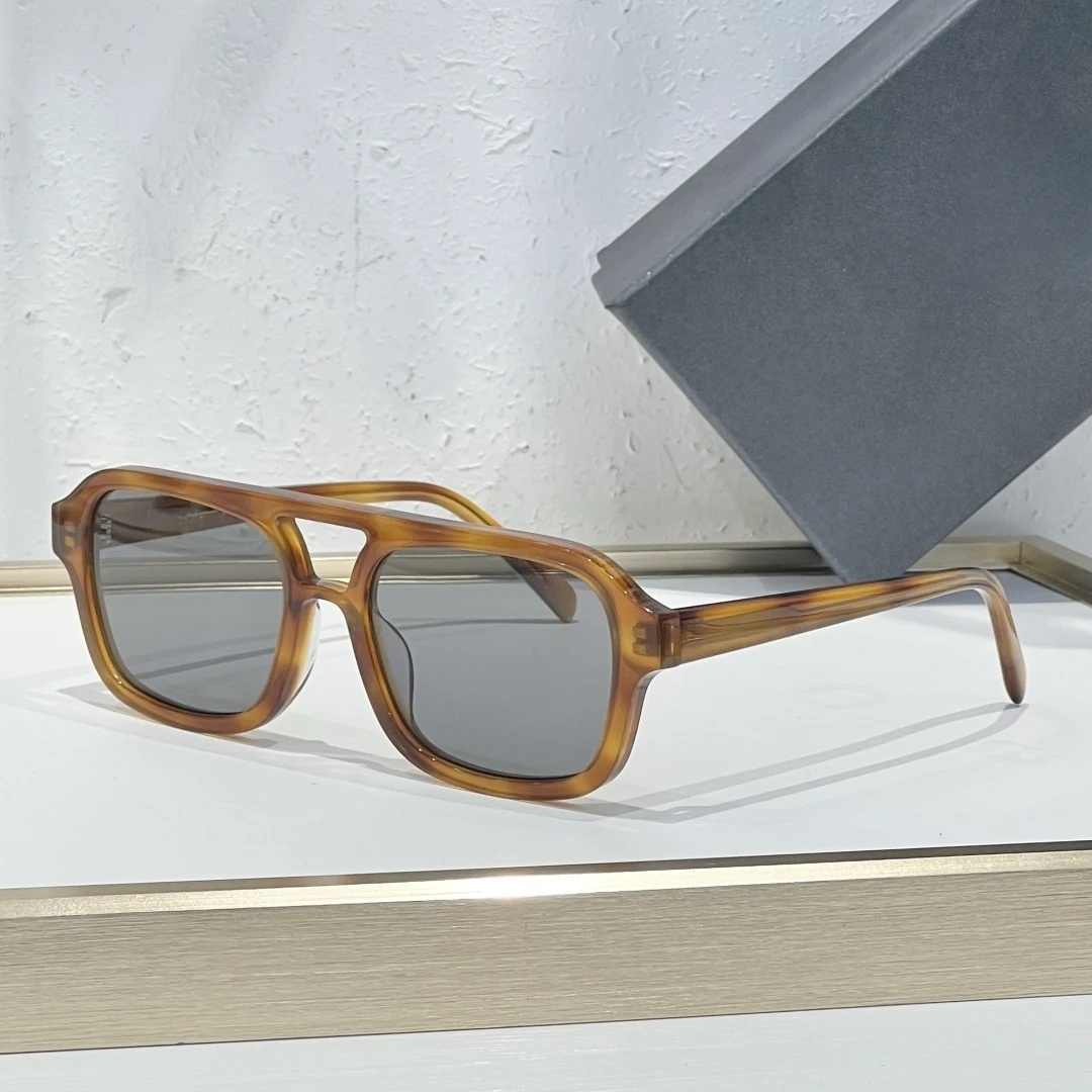 DIXIE Fashion Street Square النظارات الشمسية النساء النظارات جسر مزدوج النساء تصميم الإناث النظارات الشمسية ظلال في الهواء الطلق #3