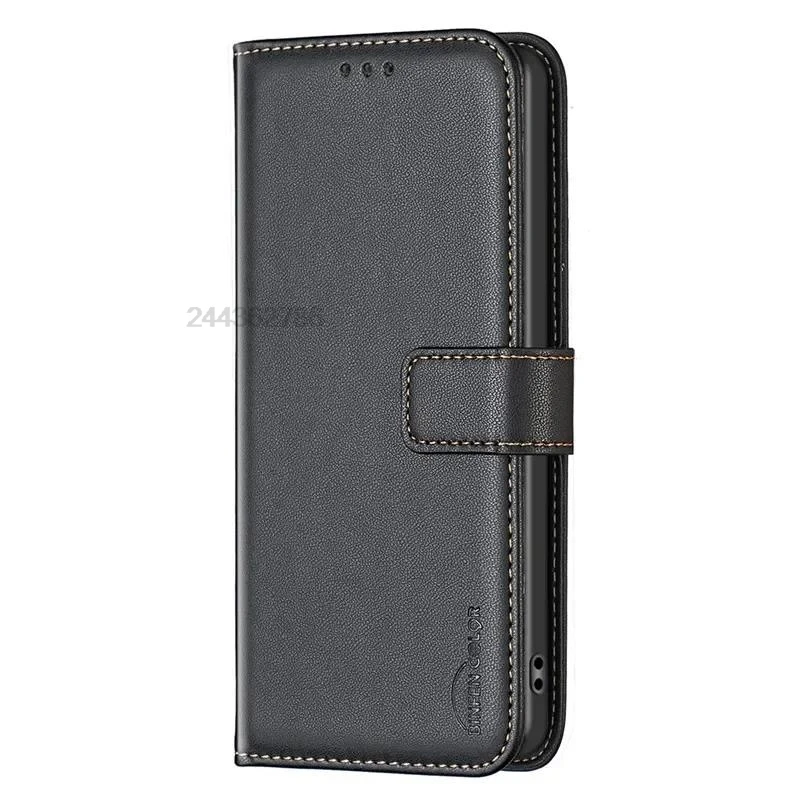 For Infinix HOT 40i Wallet Flip Cover Case For Infinix Hot40i Hot 40 Pro Hot40 4G 2024 Shockproof Luxury Magnetic Leather Cases