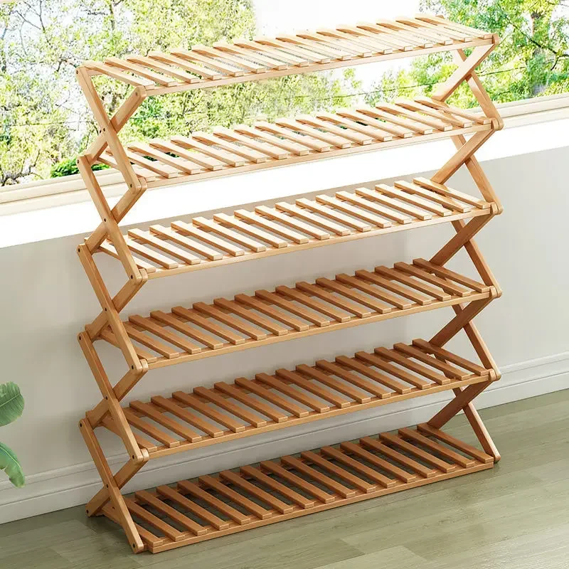 

Folding Multi-Layer Shoe Rack Simple Filing Economic Racks Dormitory Space Saving Storage