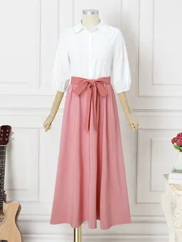 10 best sales Vestido de escritório de chiffon - №1