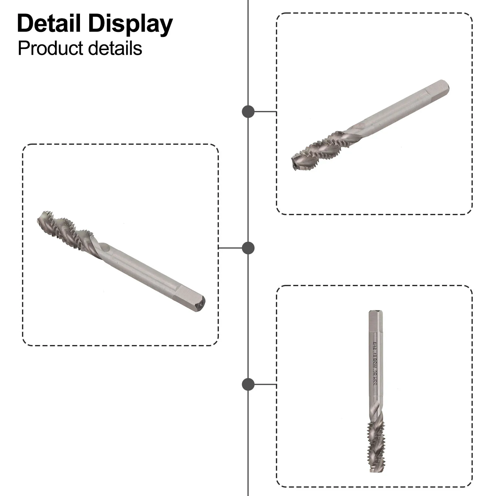 1pcs Spiral Fluted Tap 5/16