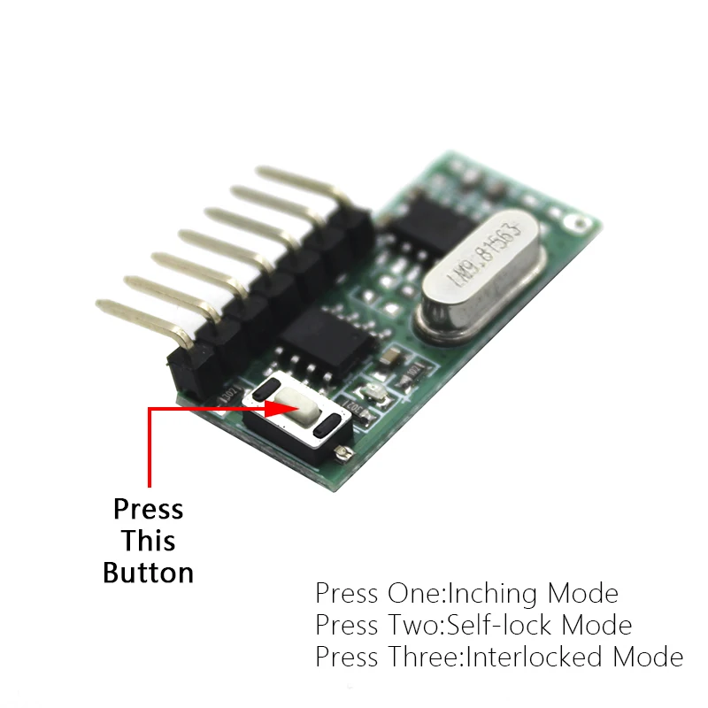 433m four-channel access control remote control switch wireless set module