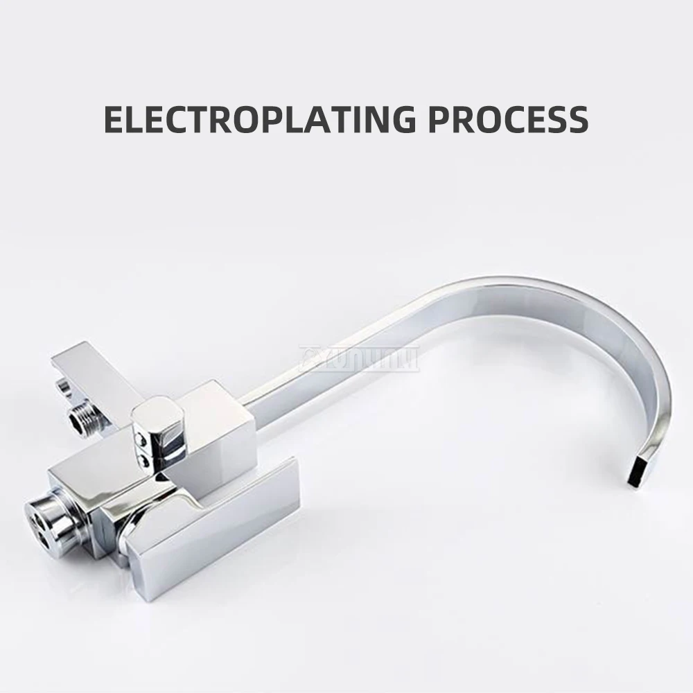 2026 صنبور حوض استحمام قائم على الأرض على الطراز الأوروبي لفندق المنزل عمود حمام نحاسي صنابير ساخنة وباردة