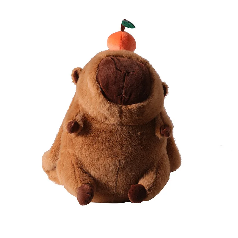 Capybara Plush Backpack Kawaii Fashion Plushie Doll Fur Bag Children\'s Bag Shoulder Bag Mini Knapsack Bags Gifts For Girlfriend