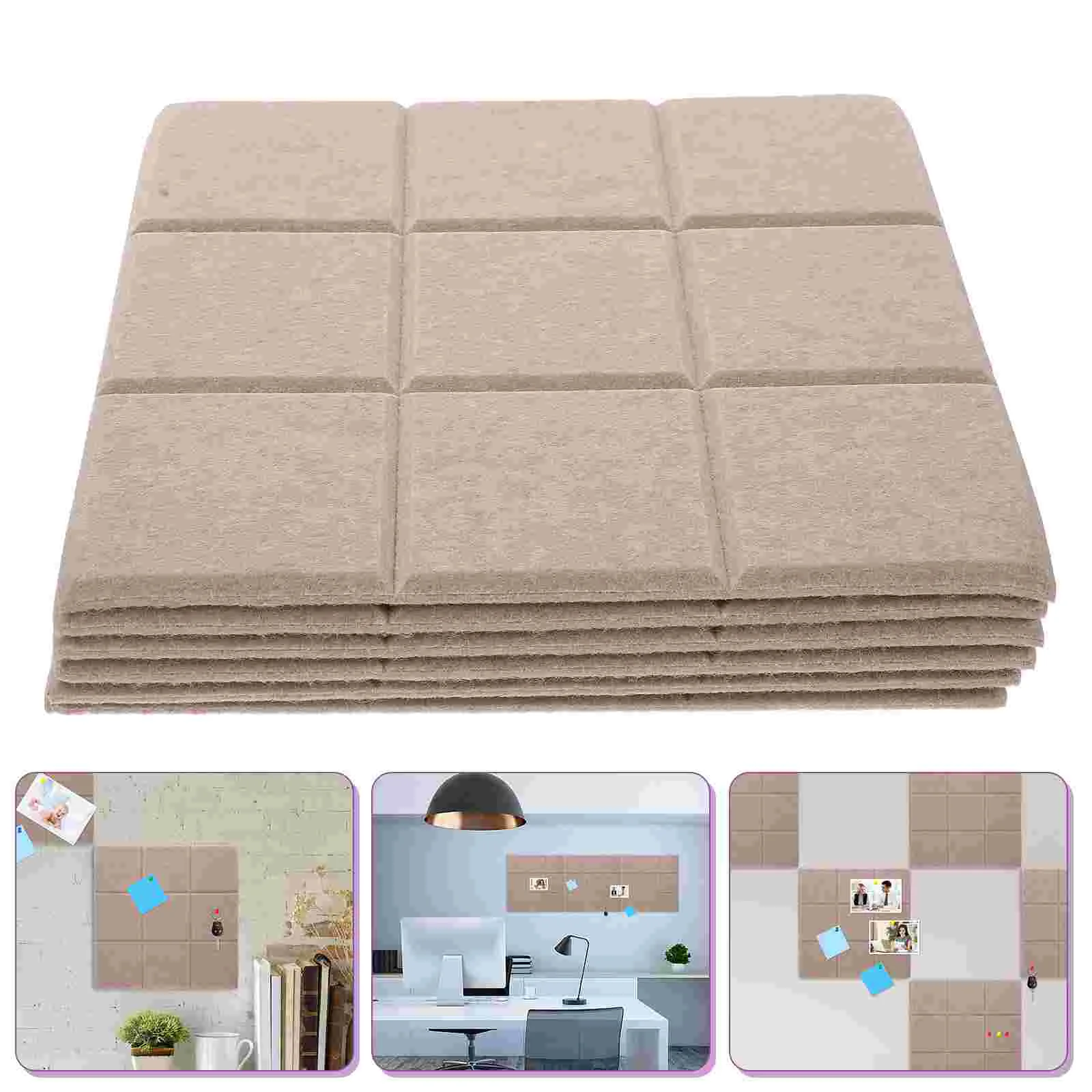 6 ชิ้น Bulletin Board สติ๊กเกอร์ติดผนัง Liners Felt สําหรับตกแต่งห้องเรียนบอร์ด Rotisserie