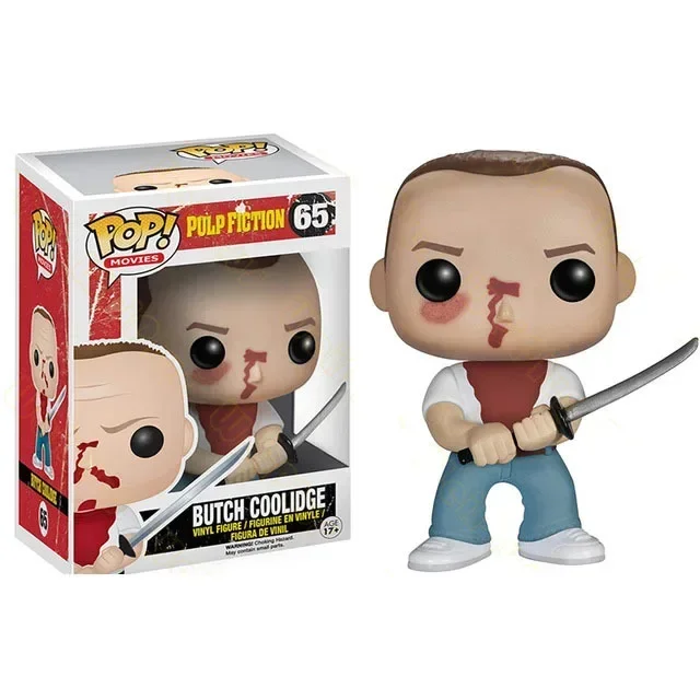 Funko Pop 63 #   Криминальное чтиво Jimmie JULES VINCENT VEGA BUTCH COOLIDGE 10 см виниловые фигурки, коллекция моделей, игрушки для детей