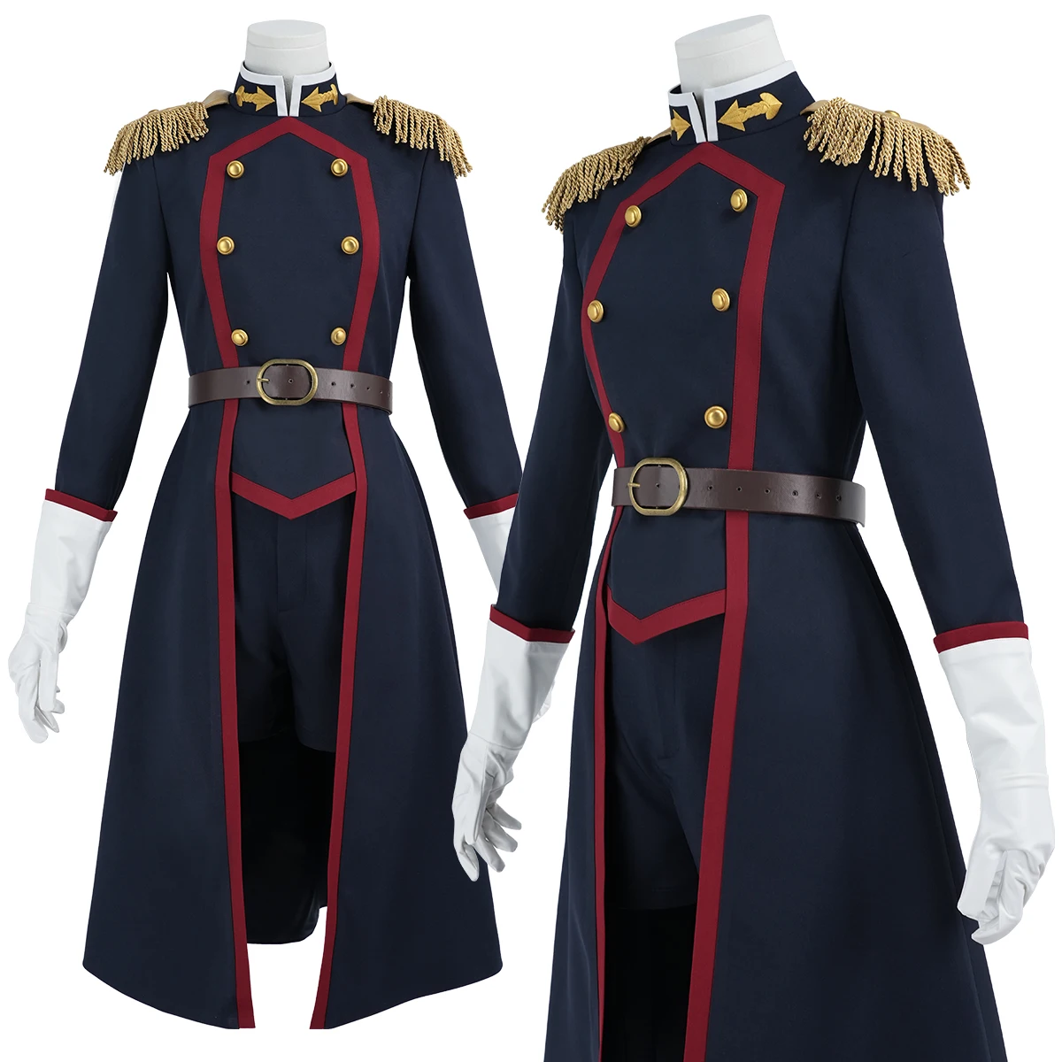 

HOLOUN lzumo Tenka Cosplay Costume Chained Soldier‌ Anime Convention Halloween Christmas Gift Coat Pants Gloves