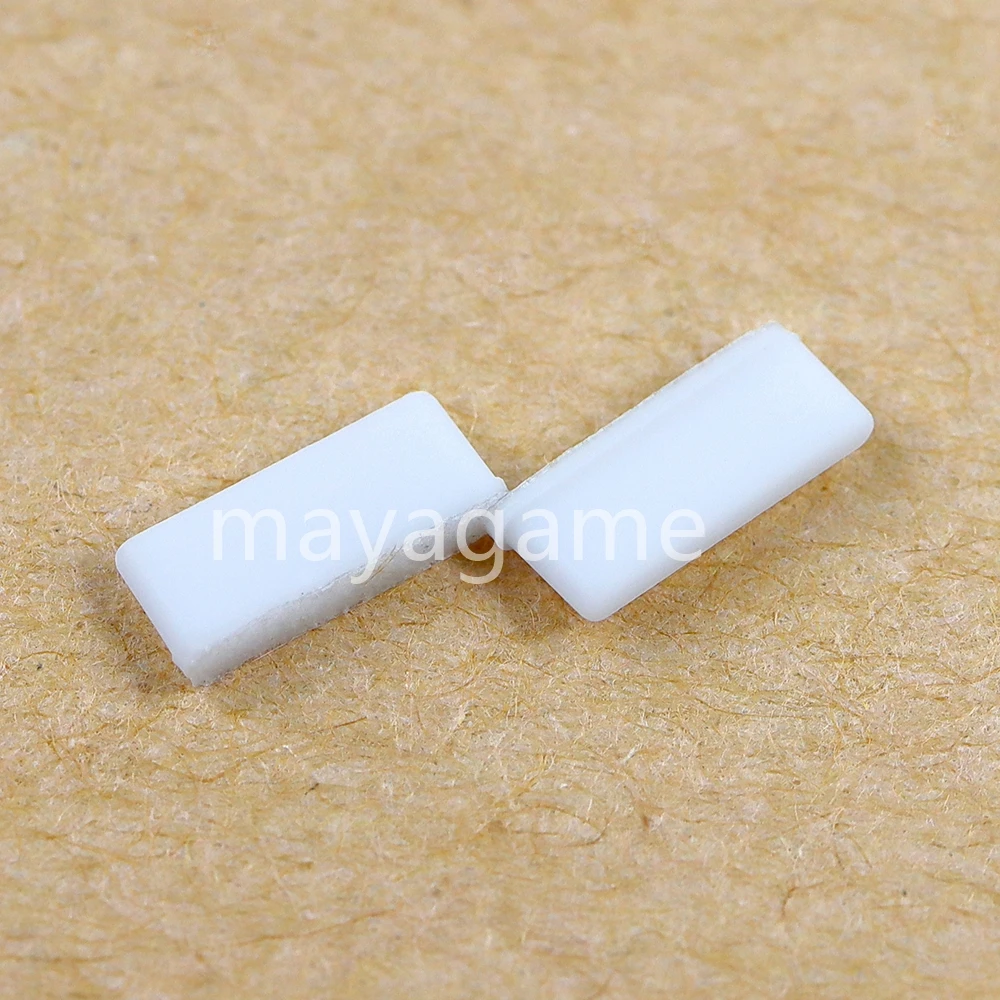 1 คู่ซิลิโคนหน้าจอด้านบนแผ่นกาว Anti-DUST Plug แจ็คป้องกันฝุ่นสําหรับ Nintendo 3DS ฝาครอบ