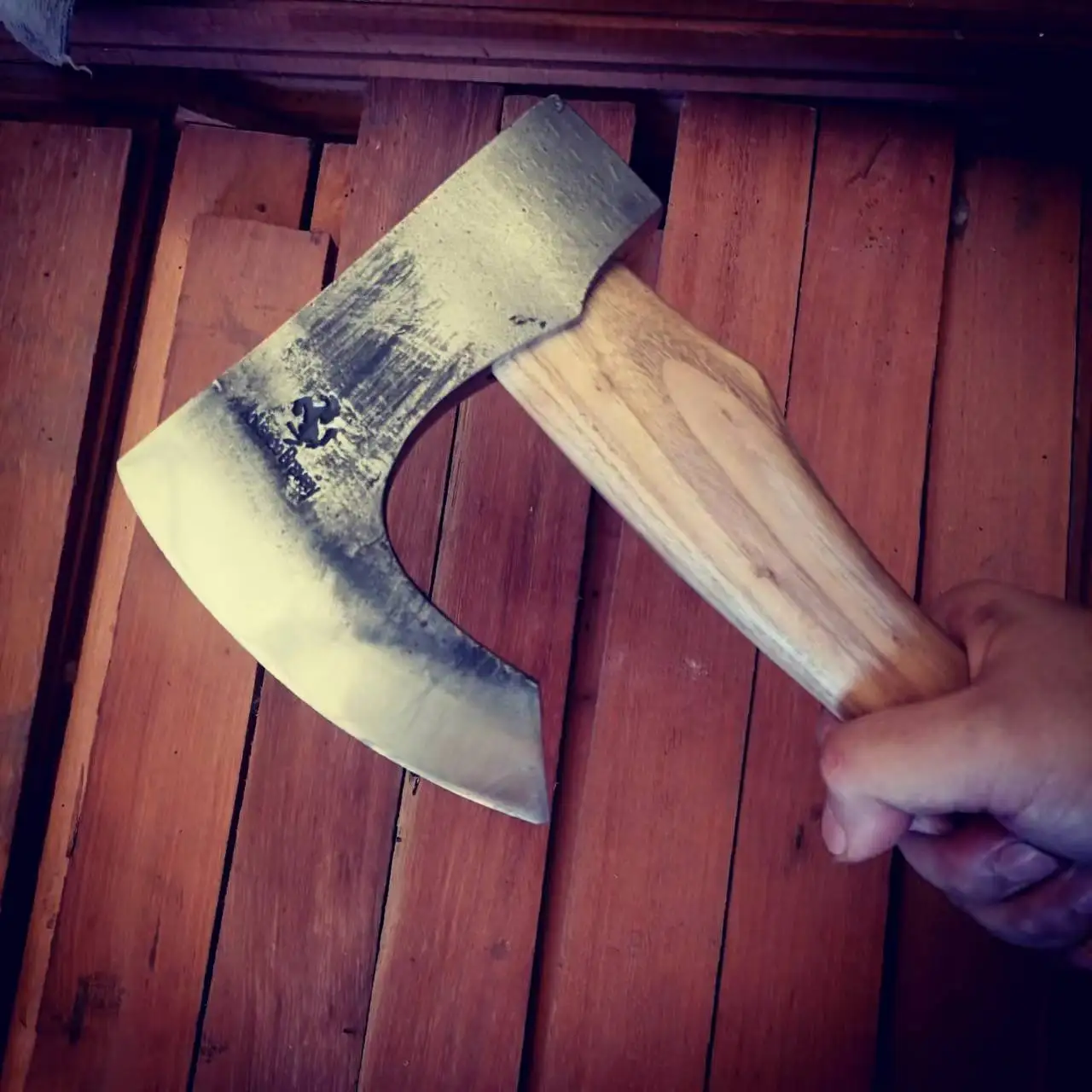 Tomahawk Tactical Outdoor Hunting Tool, Finished Camping Axe, Hand Cut Wood Axe, Travel Survival Tomahawk