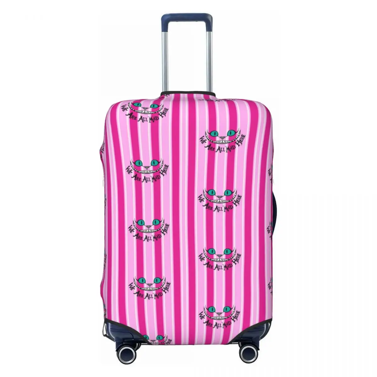 

Custom Cheshire Cat Manga Cartoons Luggage Cover Elastic Travel Suitcase Protective Covers Suit For 18-32 inch