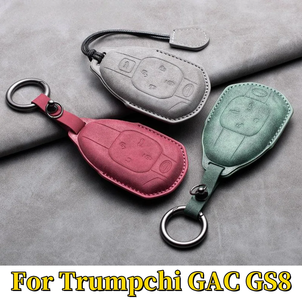 

Car Remote Key Case For Trumpchi GAC GS8 2nd Gen 2022-2024 Accessories Key Case Cover Key Bag Shell Keychain Protection trim