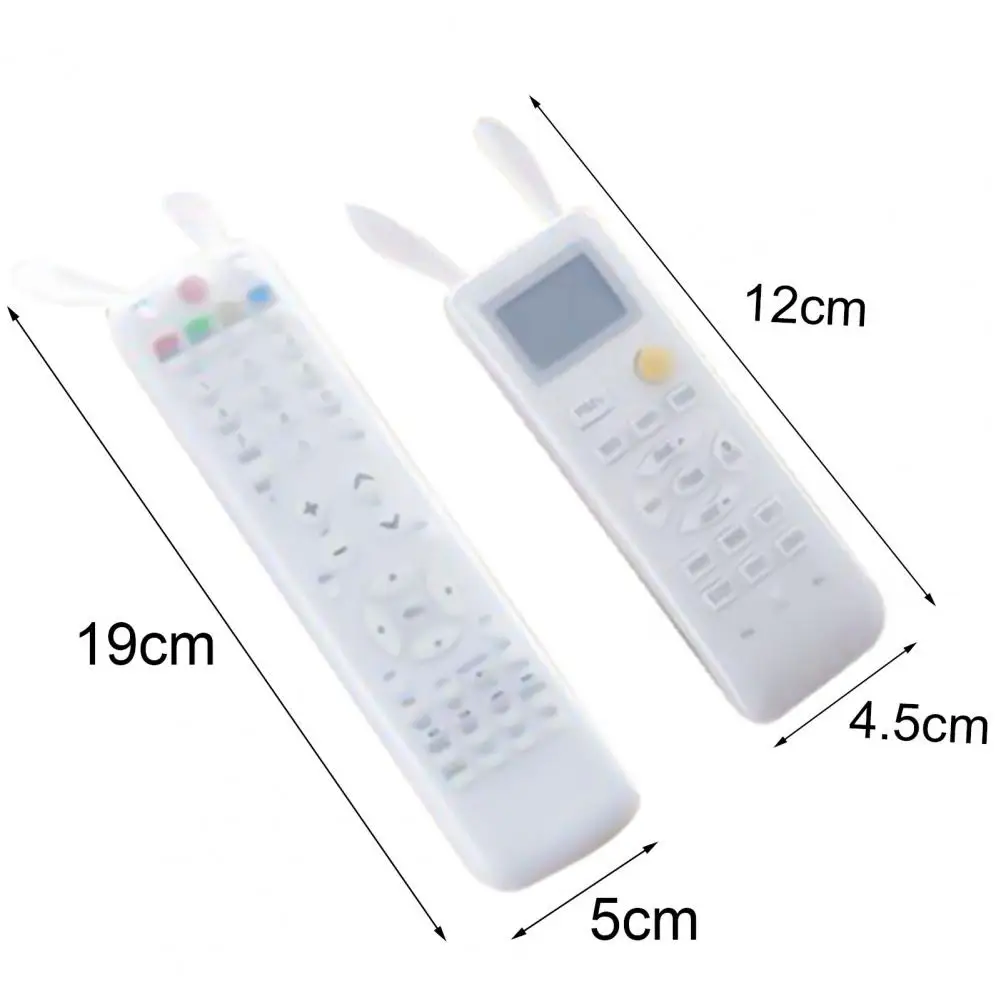 Creative Remote Control Protector Dust Cover Rabbit Ears Cartoon Funny Wear Resistance Cute Remote Control Case